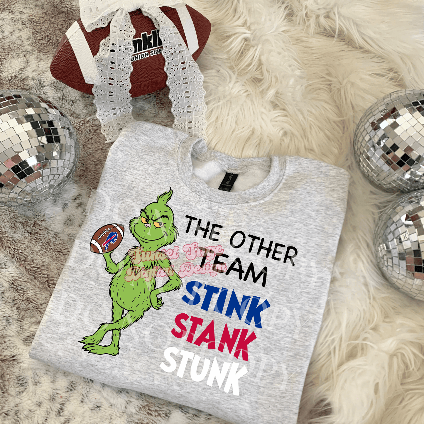 Grinchy Football Bills