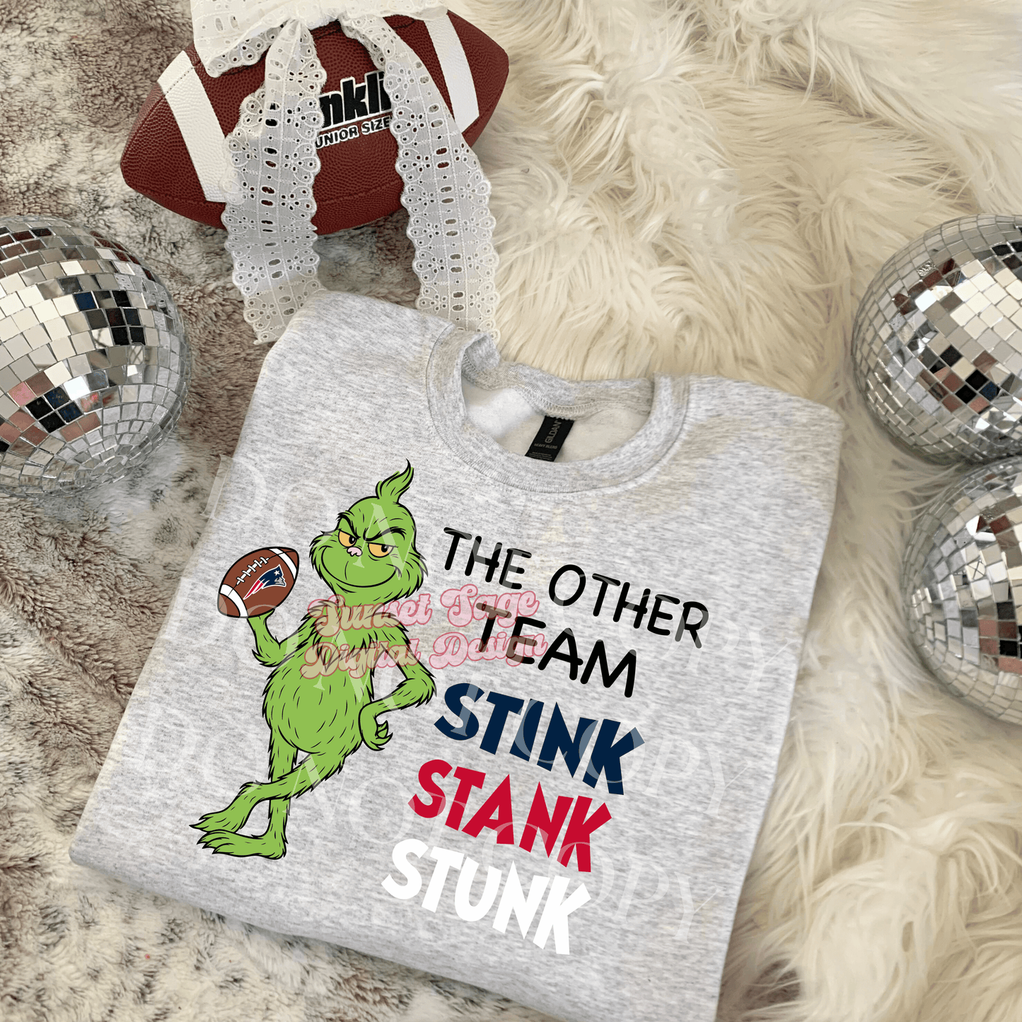 Grinchy Football Patriots