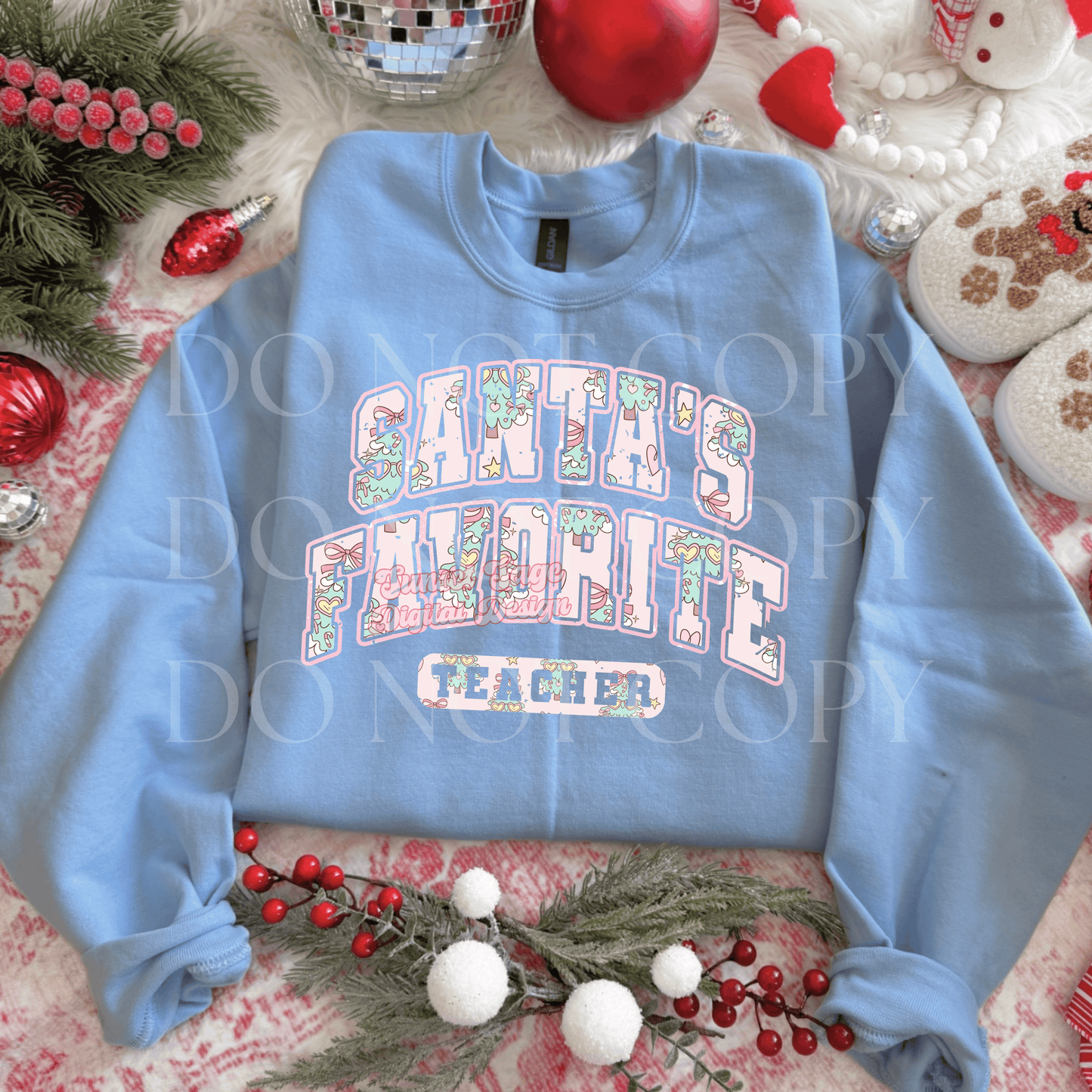 Santa’s favorite pink