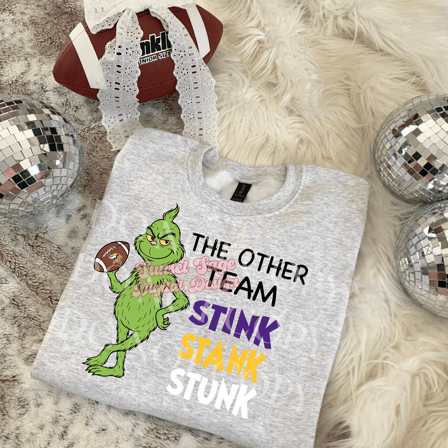 Grinchy Football Vikings