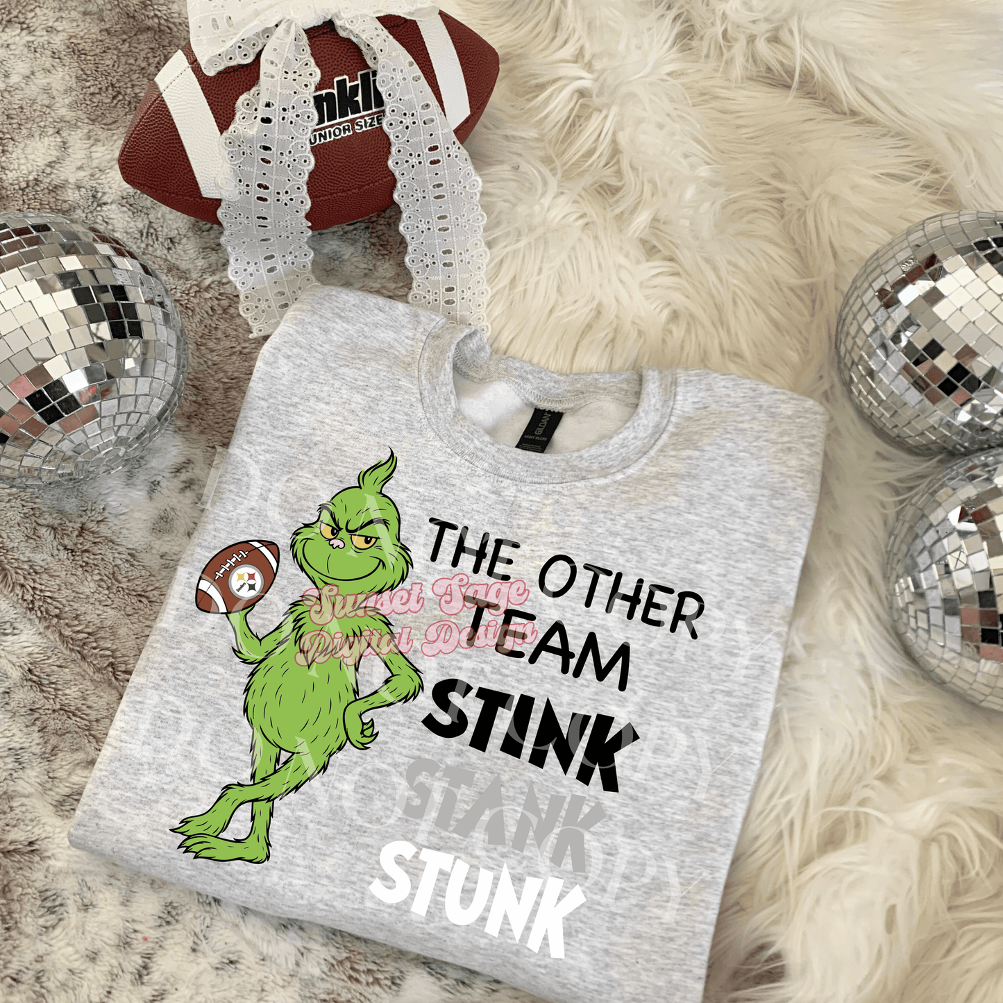 Grinchy Football Steelers
