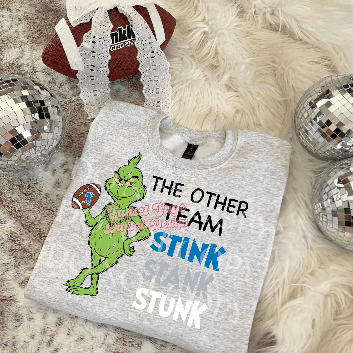 Grinchy Football Lions