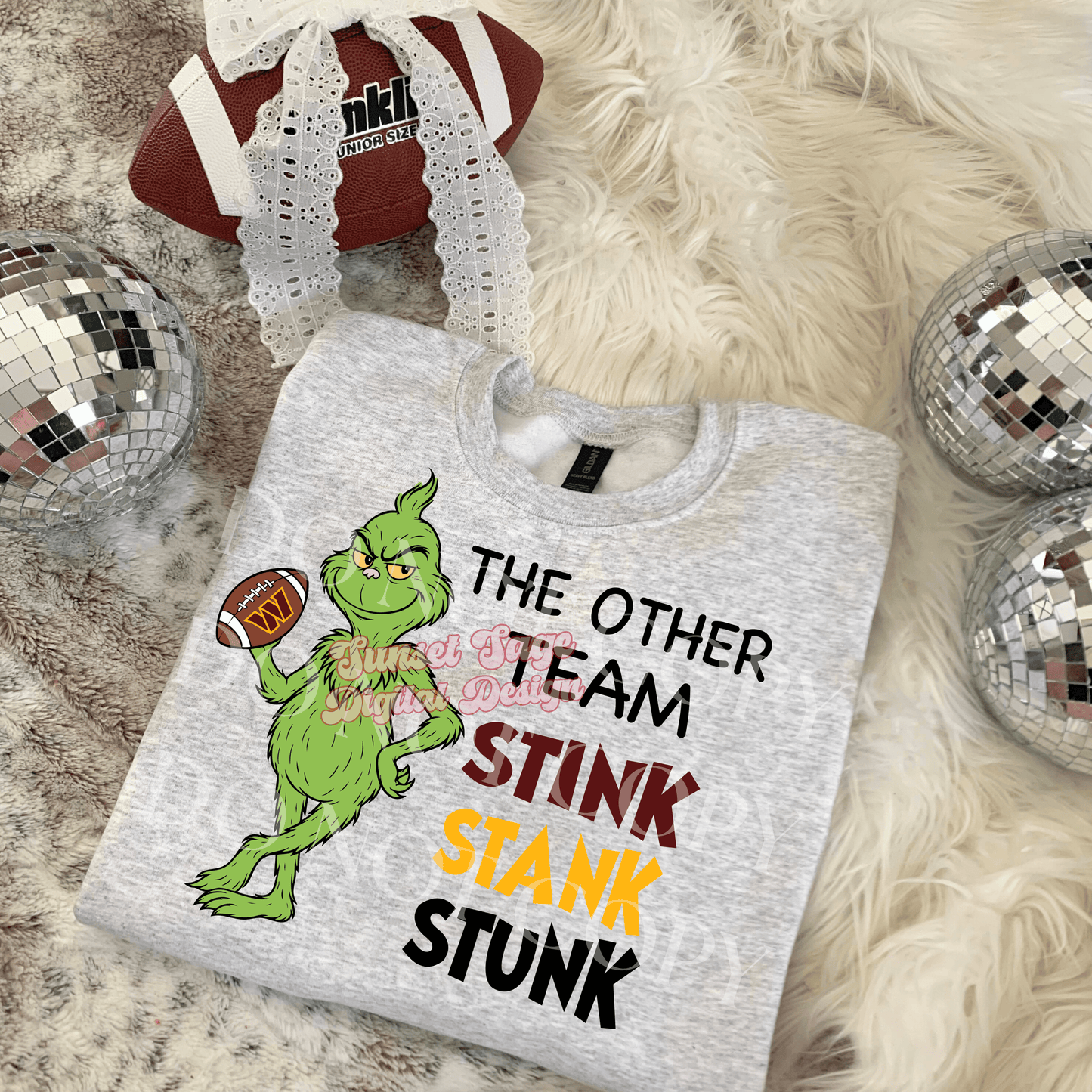 Grinchy Football Washington