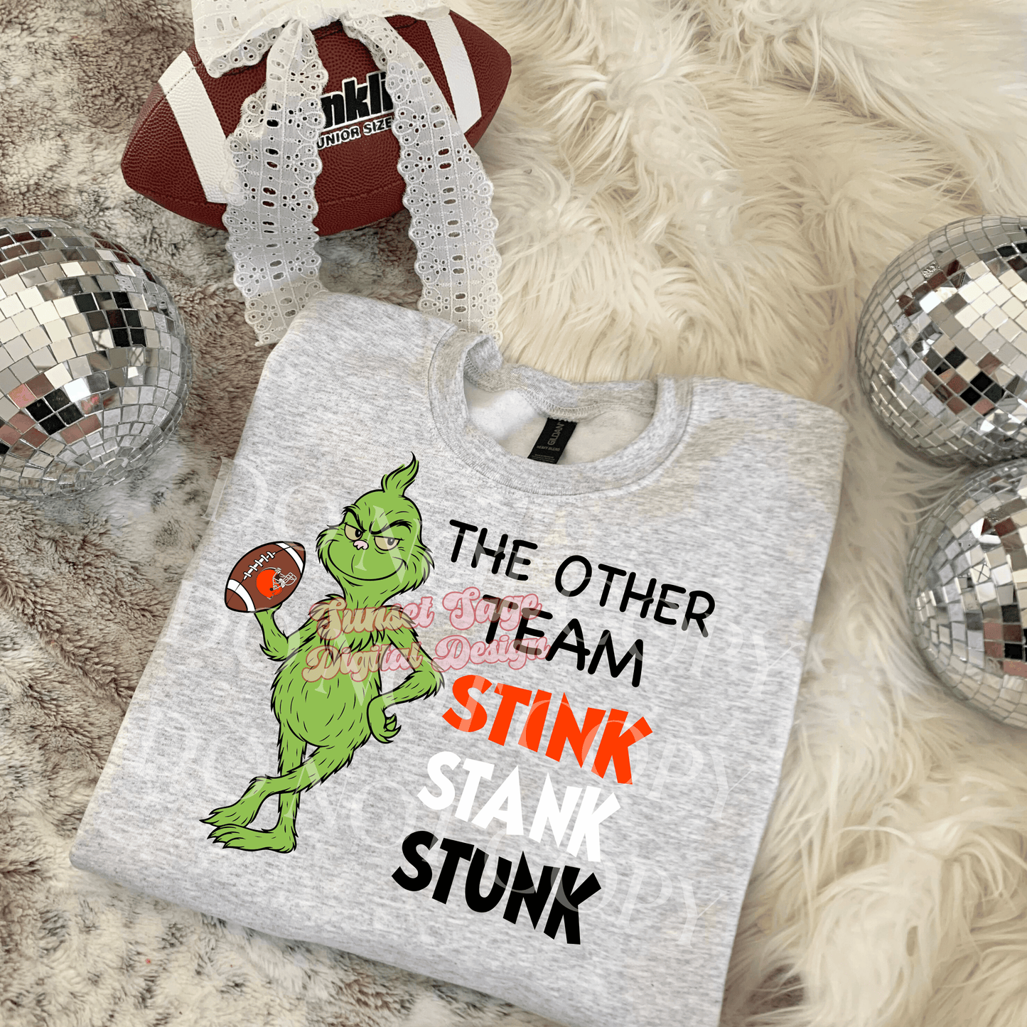 Grinchy Football Browns
