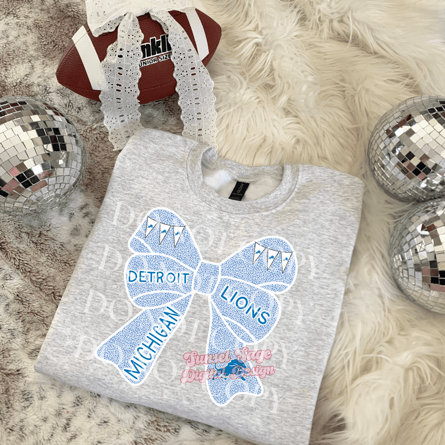 Detroit Lions Bow