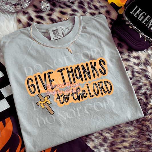 Give Thanks to the lord