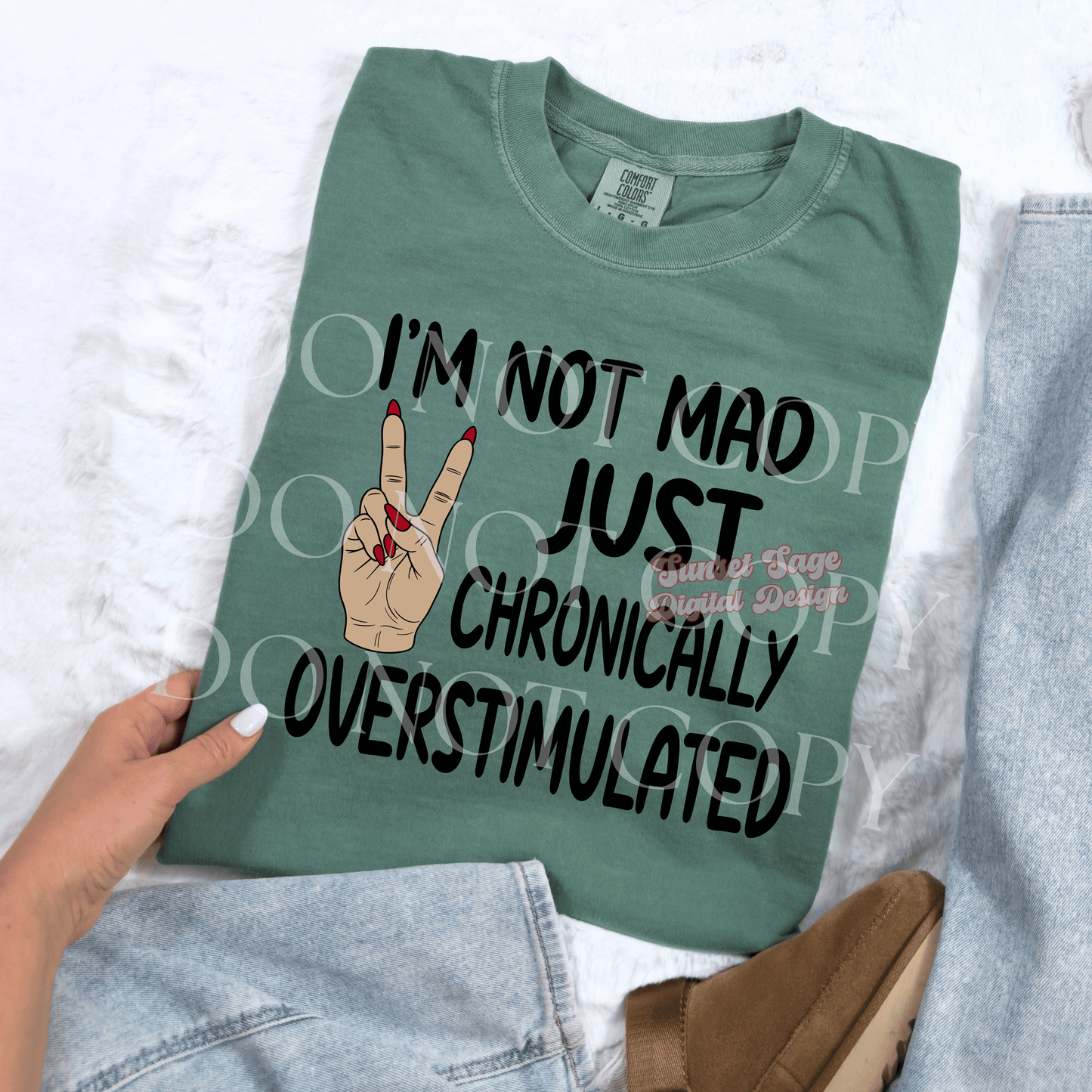 Chronically overstimulated ￼