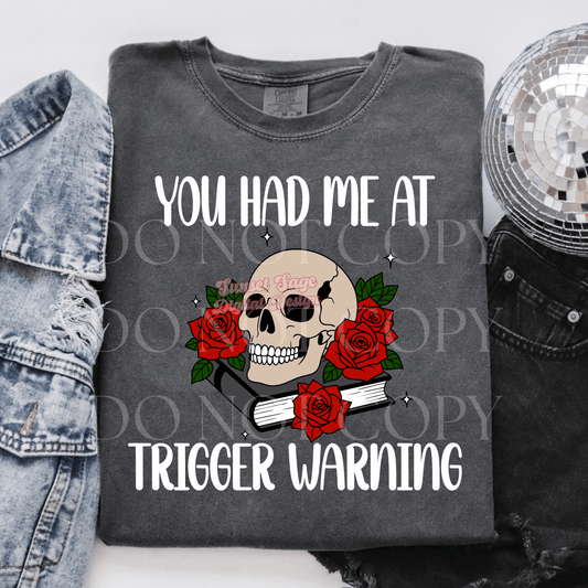 You had me at trigger warning