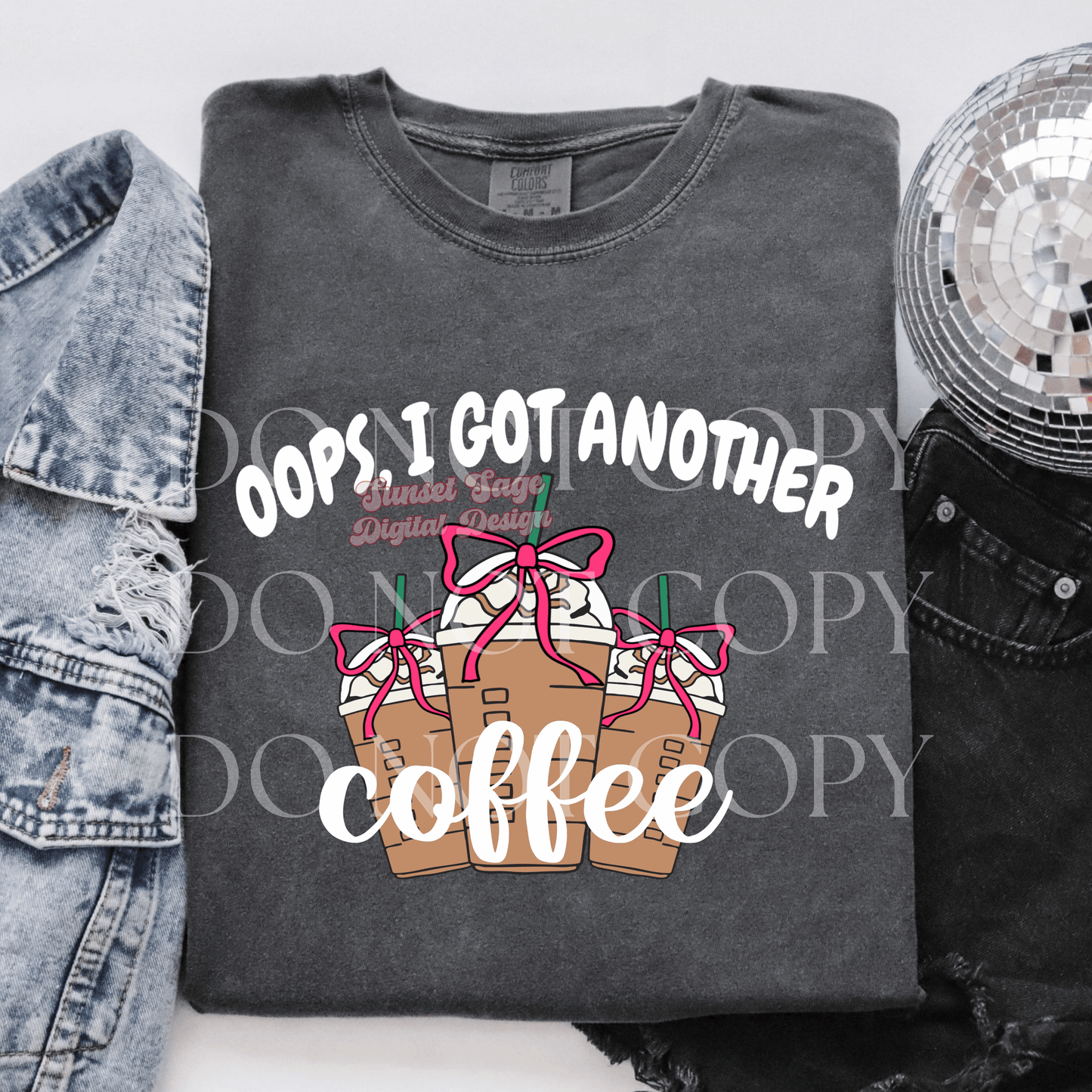 I got another coffee ￼