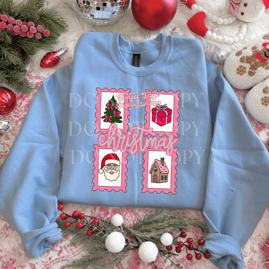 Christmas Stamp Collage