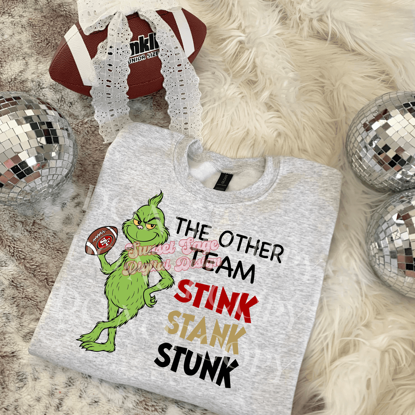 Grinchy Football 49ers